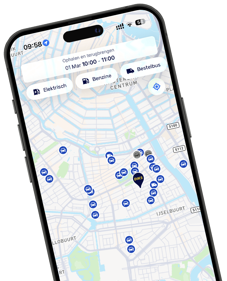 Diks App on iPhone